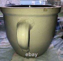 Nice Hawthorn Pottery Co PA, Hawthorn, PA Stoneware Crock Blue Decorated Handle