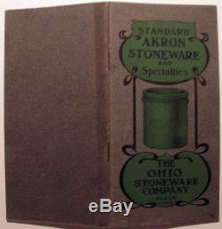 Ohio Stoneware Co. Akron OH Stoneware Catalog circa1910 Crocks Jugs Original