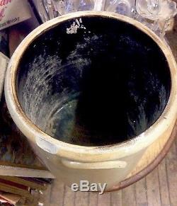 Old 5 Gallon Bee Sting Crock Pot Stoneware