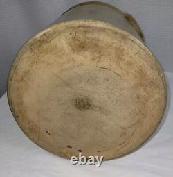 Old Antique Bee Sting Stoneware Pottery Crock 3 Gallon READ Chips