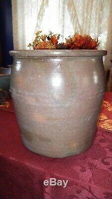 Philip Kabis Shirleysburg PA 1 1/2 Gallon Decorated Stoneware Crock