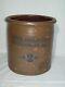 Primitive #2 Donaghho Salt Glaze Stoneware Crock Nice Rare Antique Stoneware