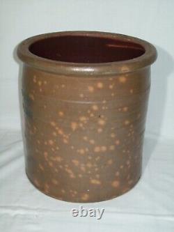 Primitive #2 DONAGHHO Salt Glaze Stoneware Crock Nice Rare Antique Stoneware