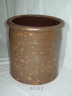 Primitive #2 DONAGHHO Salt Glaze Stoneware Crock Nice Rare Antique Stoneware