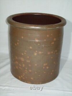 Primitive #2 DONAGHHO Salt Glaze Stoneware Crock Nice Rare Antique Stoneware