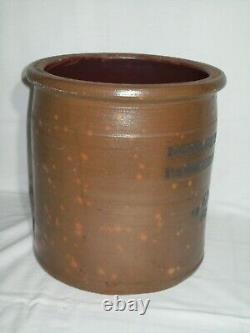 Primitive #2 DONAGHHO Salt Glaze Stoneware Crock Nice Rare Antique Stoneware