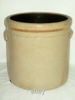 Primitive 3 Gallon Bee Sting Stoneware Crock Early Antique Red Wing Salt Glaze