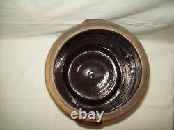 Primitive #3 Unsigned DONAGHHO Salt Glaze Stoneware Crock Nice Display Piece