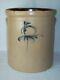 Primitive 5 Gallon Bee Sting Stoneware Crock Antique Red Wing Pottery