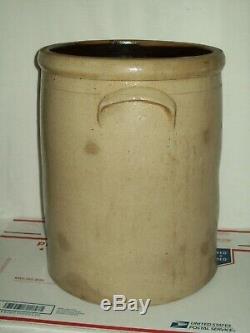 Primitive Antique 6 Gallon Bee Sting Stoneware Crock Red Wing Pottery