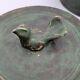 Primitive Crock Fermenting Pot Grease Art Pottery Stoneware Bird Finial Signed