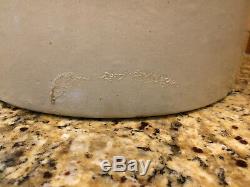 RARE Antique Red Wing Redwing 20# Stoneware Butter Crock Large Wing Hard to Find