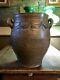 Rare Early 19th Cen Decorated Thomas Commeraw 2 Gallon Ovoid Stoneware Jar/crock