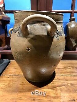 RARE STONEWARE OVOID JAR by THOMAS COMMERAW