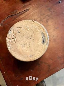 RARE TODE BROTHERS of NEW YORK STONEWARE OYSTER JAR. As made condition