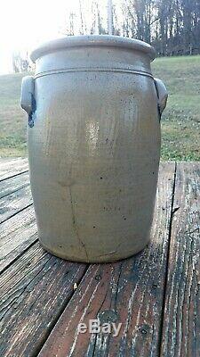 R. T. Williams 5 gallon eagle stoneware crock