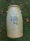 Rare 6 Gallon Red Wing Stoneware Freehand Butterfly Churn. Redwing Butter Churn