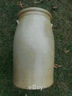 Rare 6 Gallon Red Wing Stoneware freehand Butterfly Churn. Redwing Butter Churn