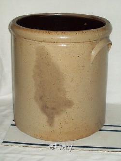 Rare ANTIQUE #5 BEE STING STONEWARE CROCK SALT GLAZED POTTERY RED WING
