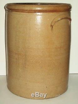 Rare ANTIQUE #8 BEE STING STONEWARE CROCK SALT GLAZED POTTERY RED WING