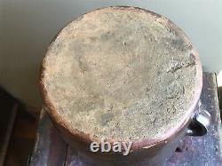 Rare Antique 3 Handle 4 Gallon Stoneware Crock