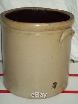 Rare Antique #4 Bee Sting Stoneware Crock Salt Glazed Pottery Red Wing