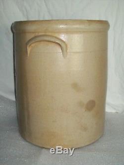 Rare Antique #6 Bee Sting Stoneware Crock Salt Glazed Pottery Red Wing