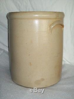 Rare Antique #6 Bee Sting Stoneware Crock Salt Glazed Pottery Red Wing
