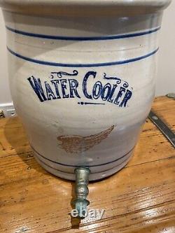 Rare Antique Red Wing Union Stoneware Co. 4 gallon water cooler