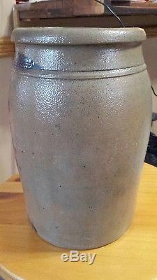 Rare Antique Sanders Stoneware Crock Cumberland MD Dry Goods Groceries