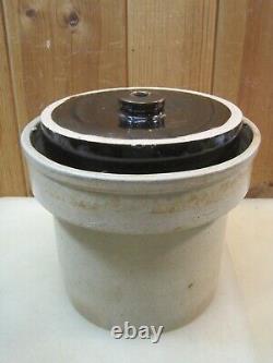 Rare Antique Stoneware Fermenting Crock Fermentation B6767