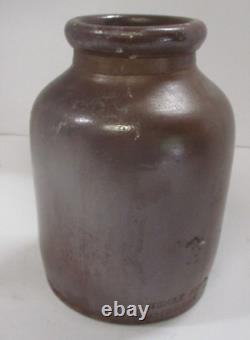 Rare Antique Stoneware Preserve Jar Crock Incised Henry Bell Raspberry Jam