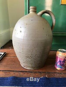 Rare Hugh Smith & Co Stamped Alexandria Virginia Two Gallon Stoneware Jug C 1820