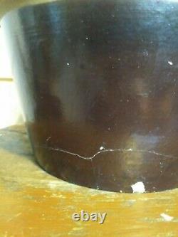 Rare Stoneware Crock Jar Geddes New York April 27th, 1875 Hubbell Chesebro NY