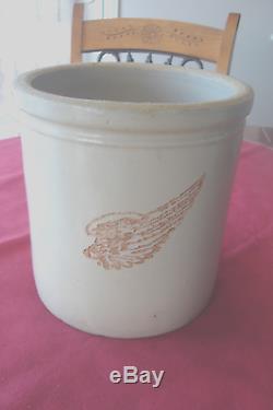 Red Wing One Gallon Large Wing Stoneware Crock FREE SHIPPING