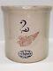 Red Wing Stoneware 2 Gallon Crock 4 Wing Design Antique No Chips Or Cracks Read