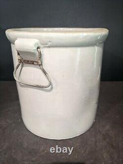 Red Wing Union Stoneware 4 Gallon Crock Antique Pottery with Handles Minn
