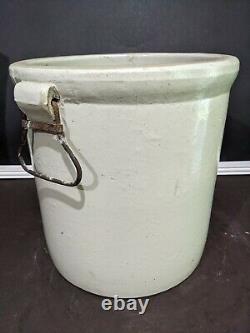 Red Wing Union Stoneware 4 Gallon Crock Antique Pottery with Handles Minn