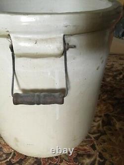Red Wing Union Stoneware Co. 10 Gallon Crock Vintage Antique with Handles