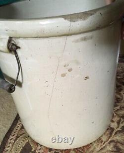 Red Wing Union Stoneware Co. 10 Gallon Crock Vintage Antique with Handles
