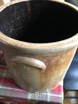 STUNNING Antique Primitive Salt Glazed Stoneware Ft. Edwards Big Bird Crock