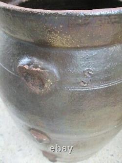 Southern SC GA PA 16 Double Handle needs fix Butter Churn Crock 5 Gal Stoneware