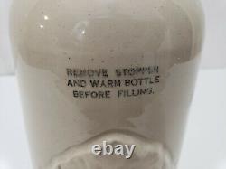 Stoneware Ceramic Antique Hot Water Bottle Foot Warmer Primitive Crock Victorian