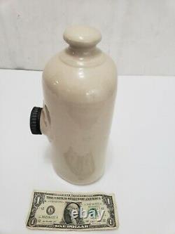 Stoneware Ceramic Antique Hot Water Bottle Foot Warmer Primitive Crock Victorian