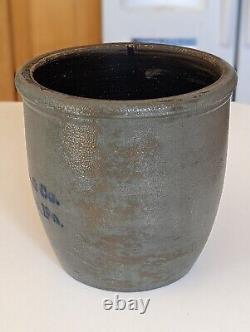 Stoneware JAMES HAMILTON GREENSBORO PA Gallon Cream Pot Jar Crock