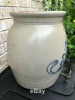 Stoneware Water Cooler Patented 1886