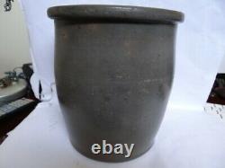 Superb Condition Antique James Hamilton Pennsylvania Stoneware Crock Jar
