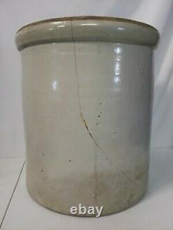The Pittsburg Pottery Co Diamond Brand 8 Gal Stoneware Crock Bucket Planter