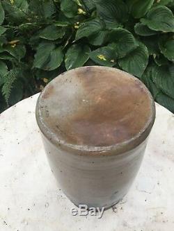 Unusual Large Three Gallon Decorated Stoneware Jar