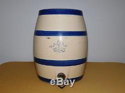 Vintage 12 High Stoneware Crown Crock Water Cooler